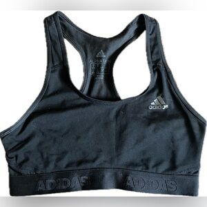 Adidas Black Racerback Alphaskin Climacool Sports Bra. Women’s size Small